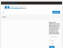 Tablet Screenshot of christiandiary.com